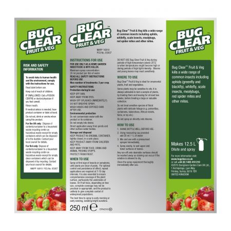 BUGCLEAR FRUIT & VEG 250ML - image 2