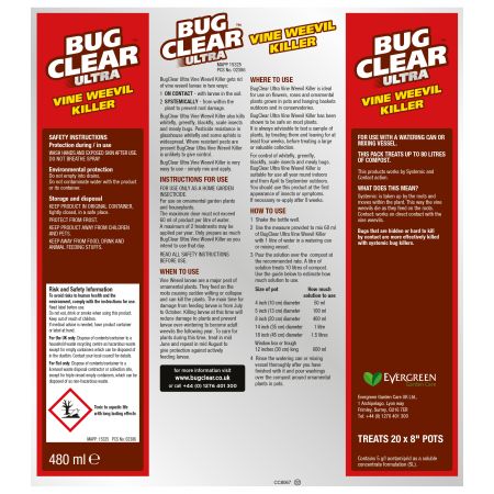 BUGCLEAR ULTRA Vine Weevil Killer 480ML - image 2