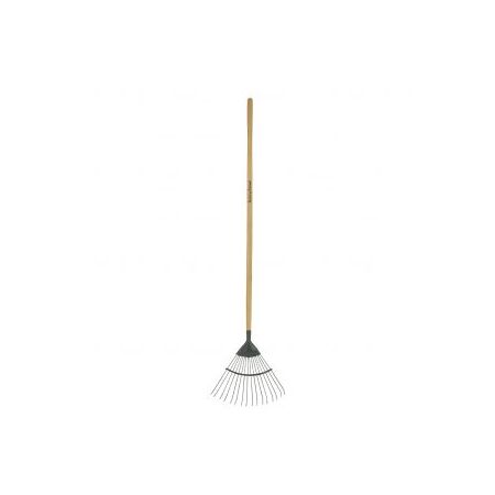 Carbon Steel Long Handled Lawn / Leaf Rake - image 1