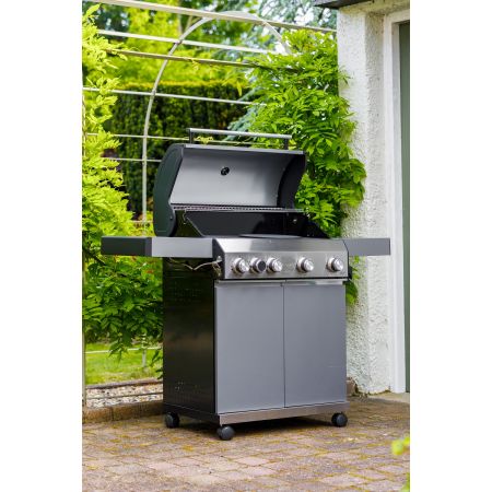 Grillstream Classic 4 Burner Hybrid with Side Burner - Matt Grey - image 4