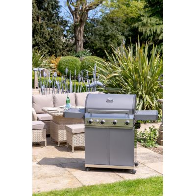 Grillstream Classic 4 Burner Hybrid with Side Burner - Matt Grey - image 5