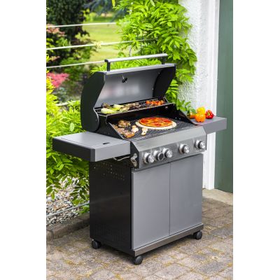 Grillstream Classic 4 Burner Hybrid with Side Burner - Matt Grey - image 6