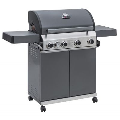 Grillstream Classic 4 Burner Hybrid with Side Burner - Matt Grey - image 1