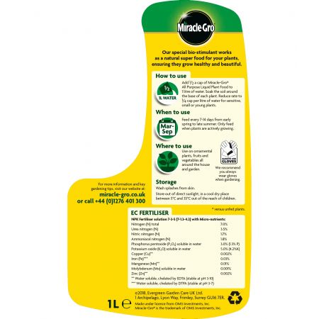 MIRACLE-GRO ALL PURPOSE CONC 800ML - image 2