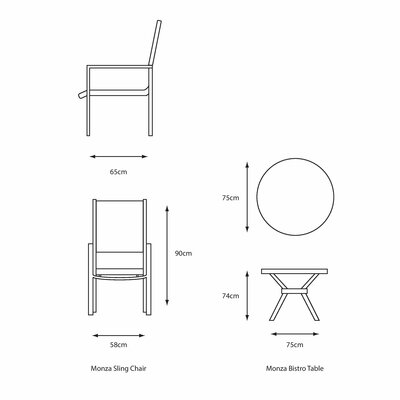 Monza Bistro Set - image 4