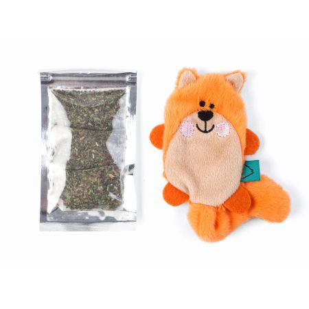 Nip-it Refillable Catnip Fox - sachet included