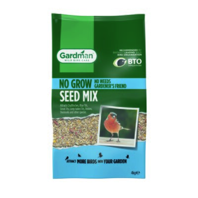 Gardman No Grow Seed Mix 4kg