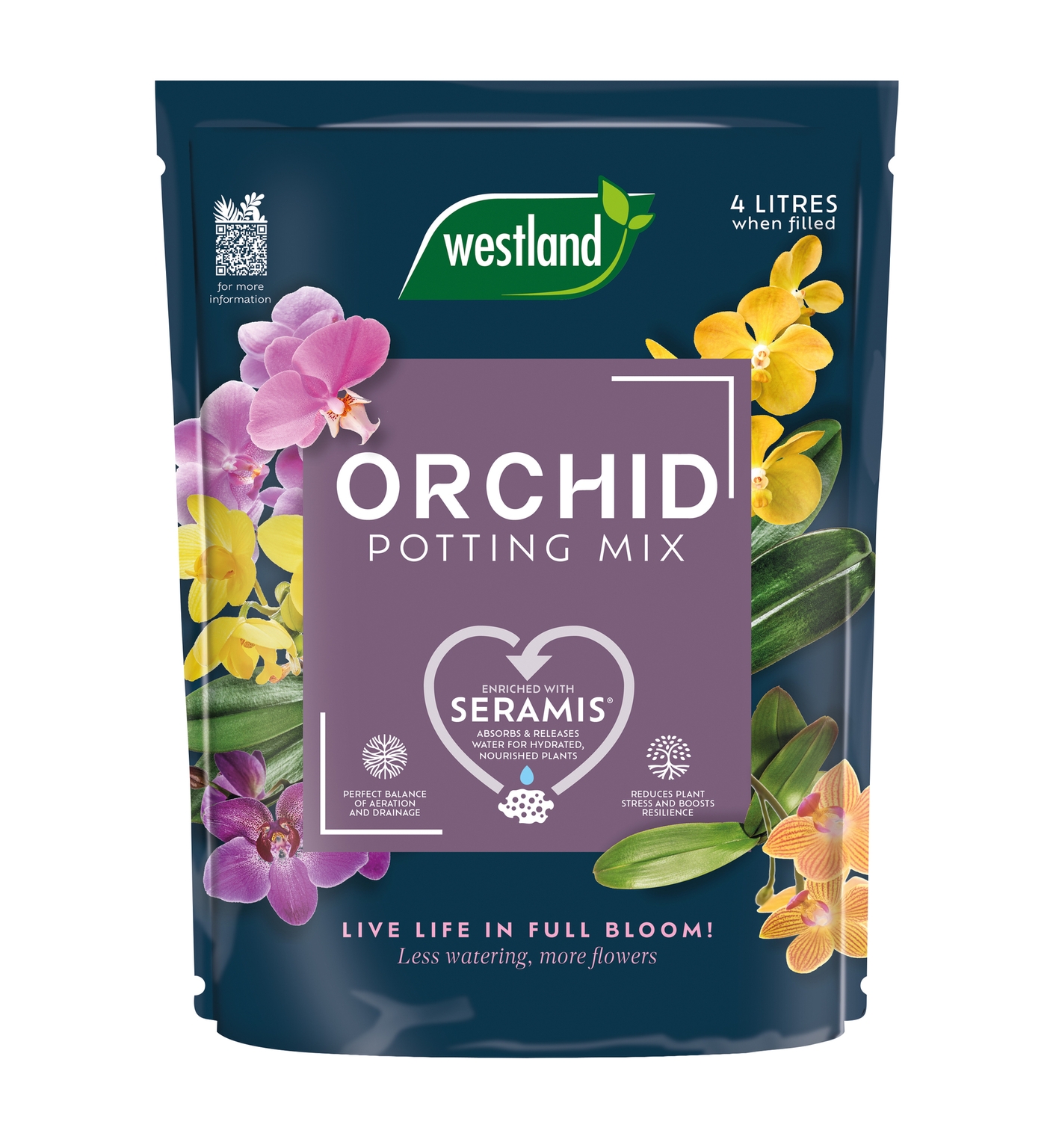 Orchid Potting Mix (Enriched with Seramis); 4L - Mackenzie