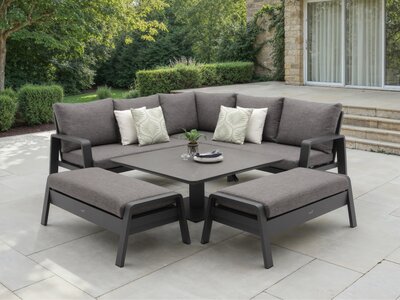 Prague Sofa Set - Anthracite