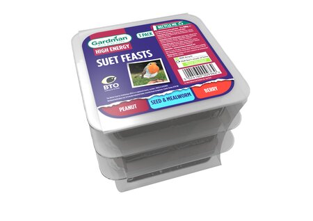 Gardman Suet Feasts 3 Pack
