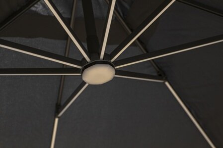 Truro Cantilever Parasol - 3.0m Grey - image 3