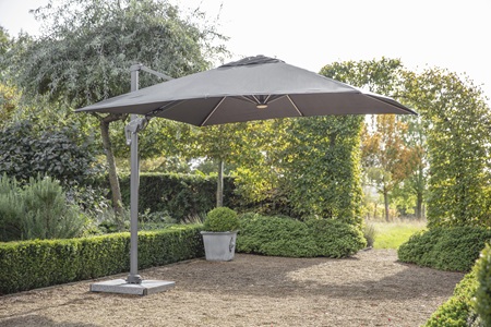 Truro Cantilever Parasol - 3.0m Grey - image 1