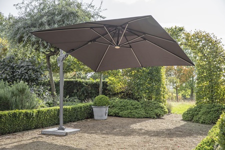 Truro Cantilever Parasol - 3.0m Grey - image 2