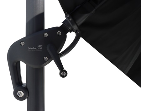 Truro Cantilever Parasol - 3.0m Grey - image 7