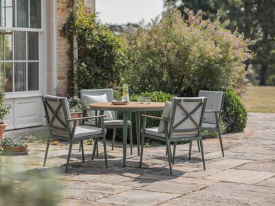 Wisley 4 Seat Dining Set - Sage