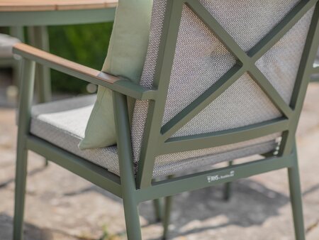 Wisley 4 Seat Dining Set - Sage - image 5