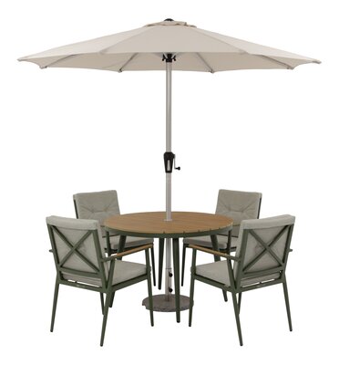 Wisley 4 Seat Dining Set - Sage - image 3